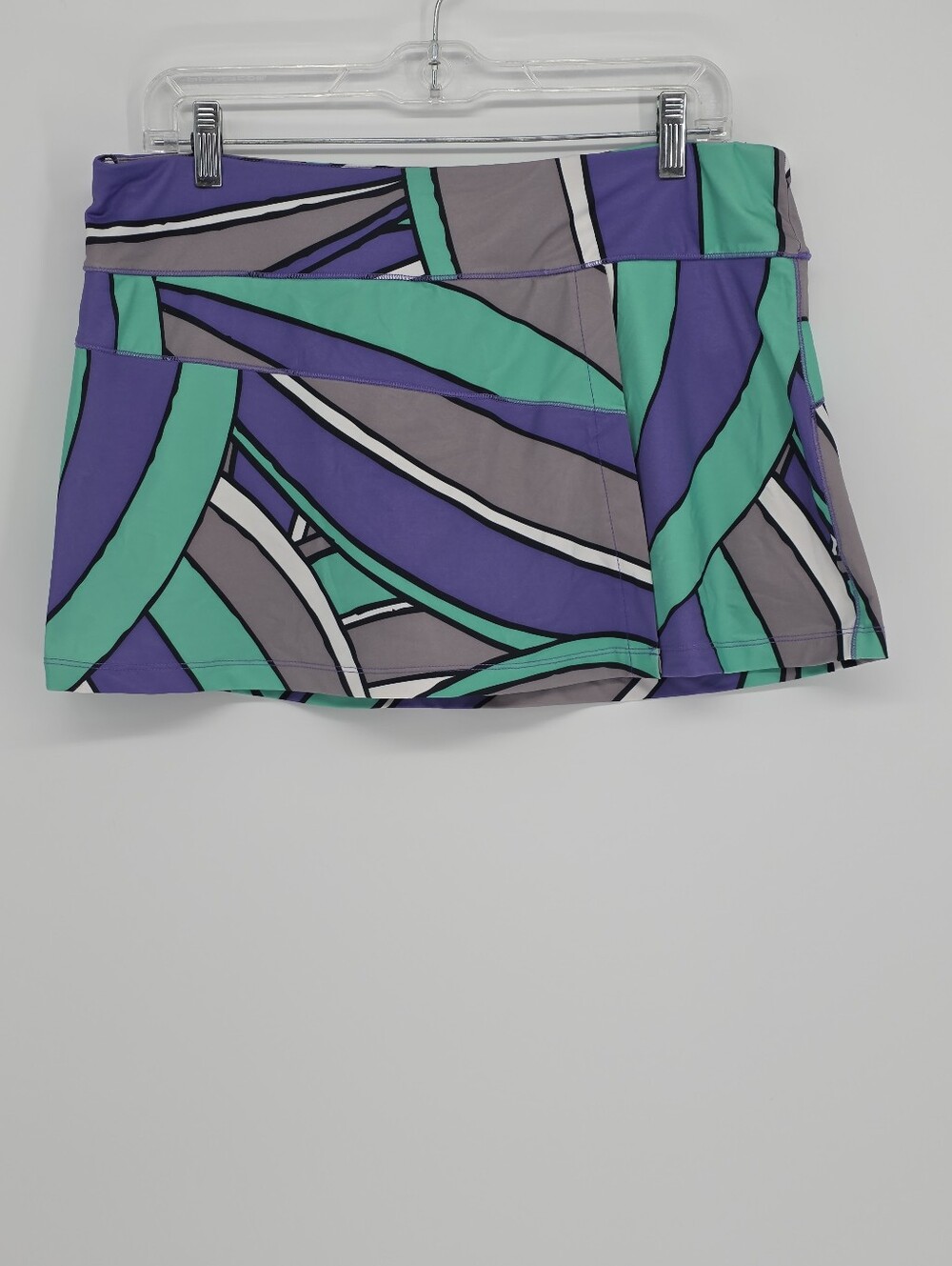 Lole Game Skirt/Skort Geometric Print Size Large Multi Color